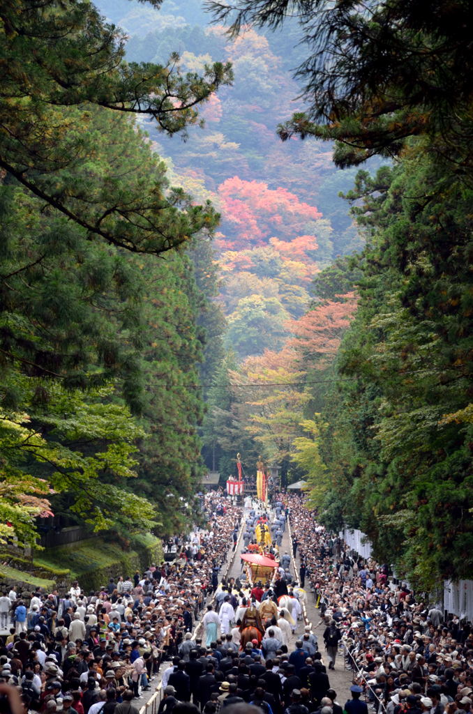 日光東照宮　祭りの始まり（千人武者行列）4