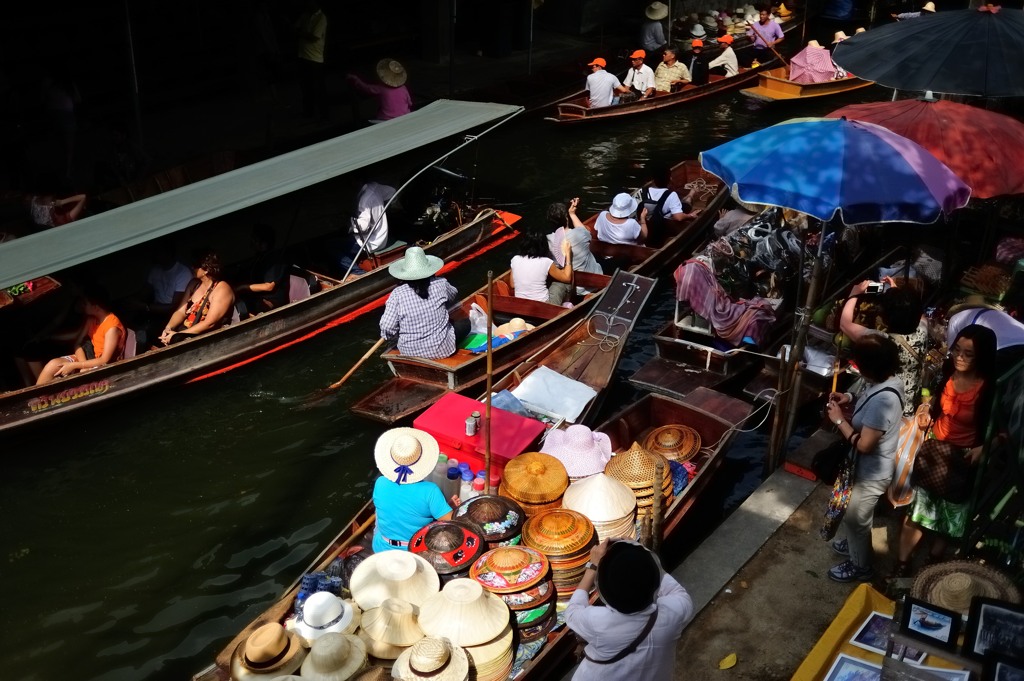 タイ王国　水上マーケット18