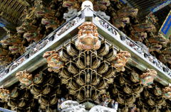 日光東照宮　獅子と竜