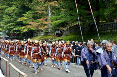 日光東照宮 祭りの始まり(千人武者行列)2 日光東照宮 祭りの始まり(千人武者行列)2
