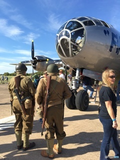 アメリカでの航空ショーにて