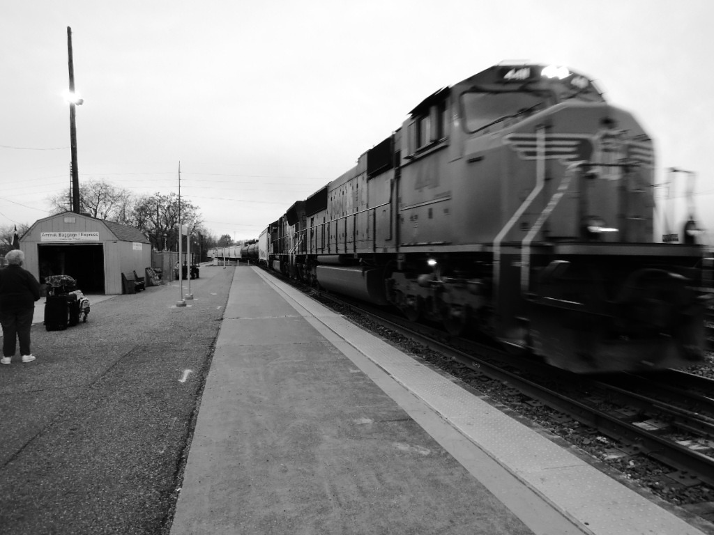電車　in Texas
