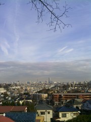 保土ヶ谷の高台から見る横浜