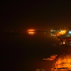 夜のガンジス川