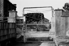 暫定世界遺産・三井三池炭鉱・万田坑の入口付近