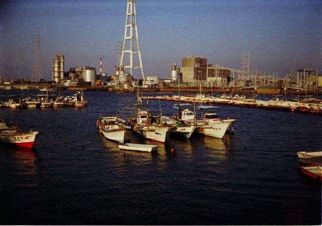 大牟田港の風景です。
