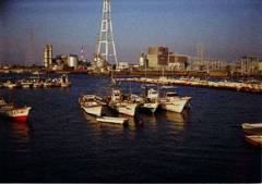 大牟田港の風景です。