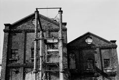 暫定世界遺産・三井三池炭鉱・万田坑のレンガ造りの建物