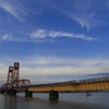 佐賀県にある昇開橋の風景・・・