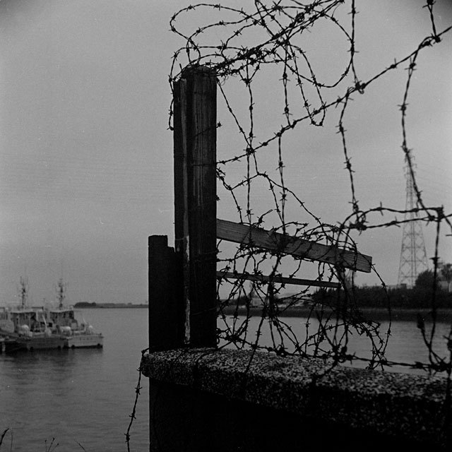 暫定世界遺産・三井三池炭鉱・三池港の夕暮れ