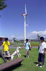 うぶやま牧場にて・家族旅行