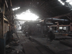 三井三池炭鉱・三川坑の写真です。