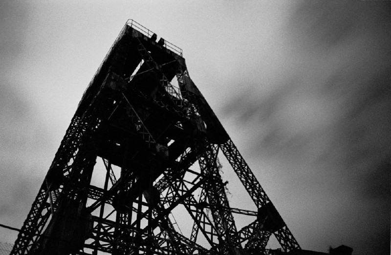 闇夜の万田坑・ヤグラ・その壱