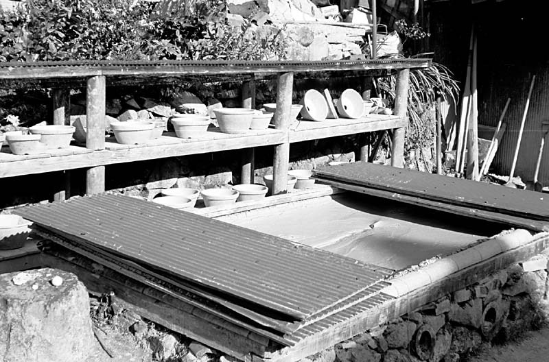 大分県日田市・小鹿田の窯元にて・・・