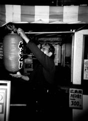 今は無き、懐かしのグリーンベルにあった鳥宗のオヤジさん