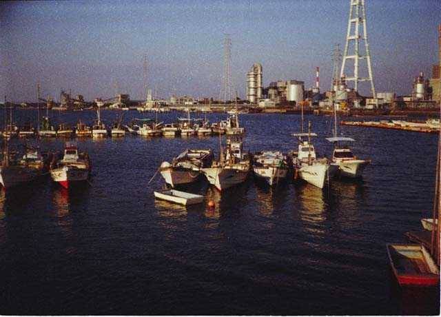 大牟田港の風景です。