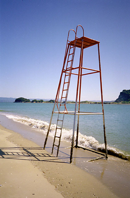 天草、姫戸の小島海水浴場にて・・・