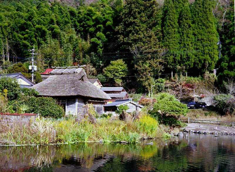 由布院の金鱗湖にて・・・