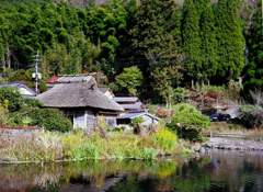 由布院の金鱗湖にて・・・