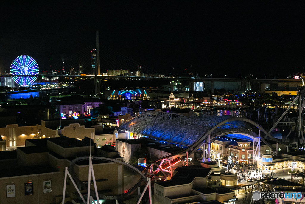 USJの夜景