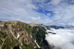 唐松岳登山13　白馬三山