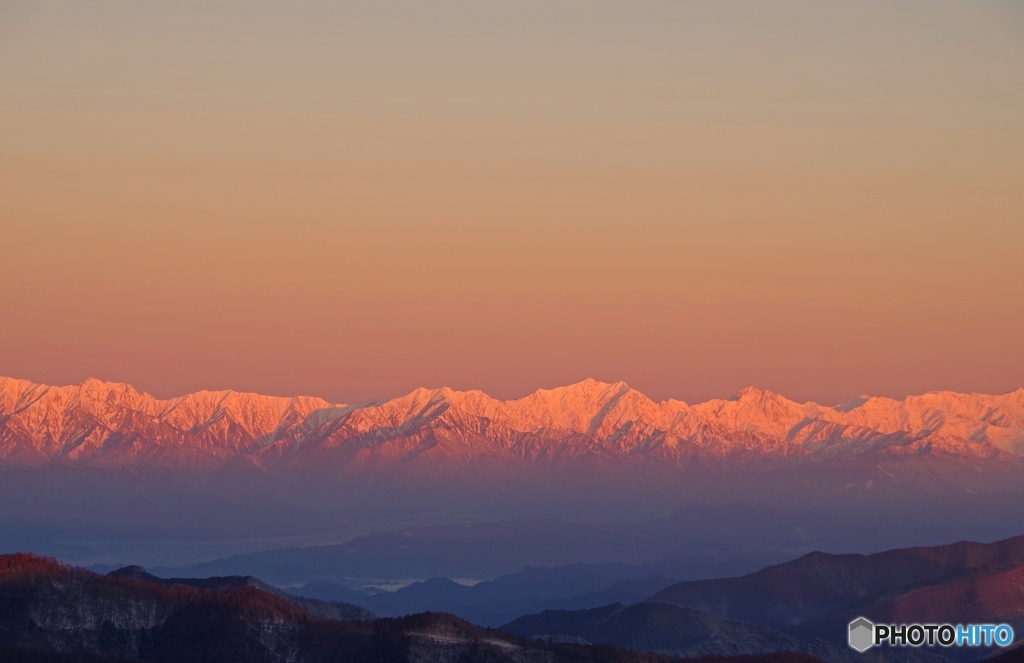 美ヶ原高原から後立山連峰