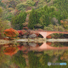 碓氷湖 リフレクションのある風景