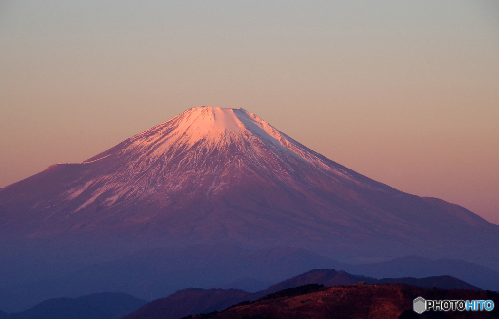 大山からの富士　IMGP1724