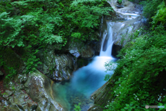 西沢渓谷　偵水の滝　IMGP7651