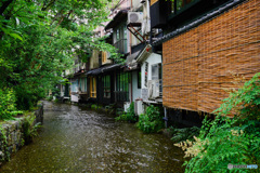 京都高瀬川 綾小路橋