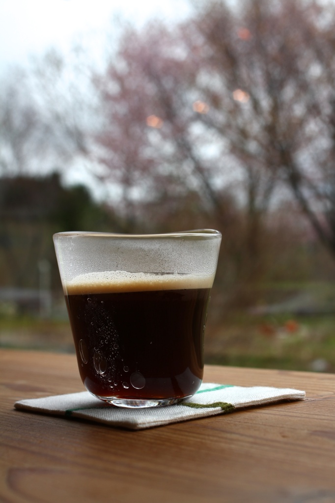桜とコーヒー