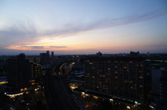 夕暮れ