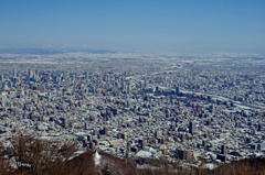 藻岩山からの眺望