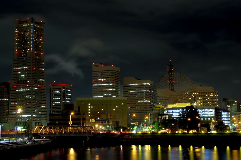 みなとみらい　夜景