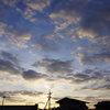 朝の雲