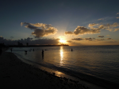 穏やかな夕景