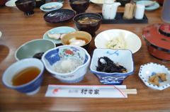 「村田家」朝食。お世話になりました！