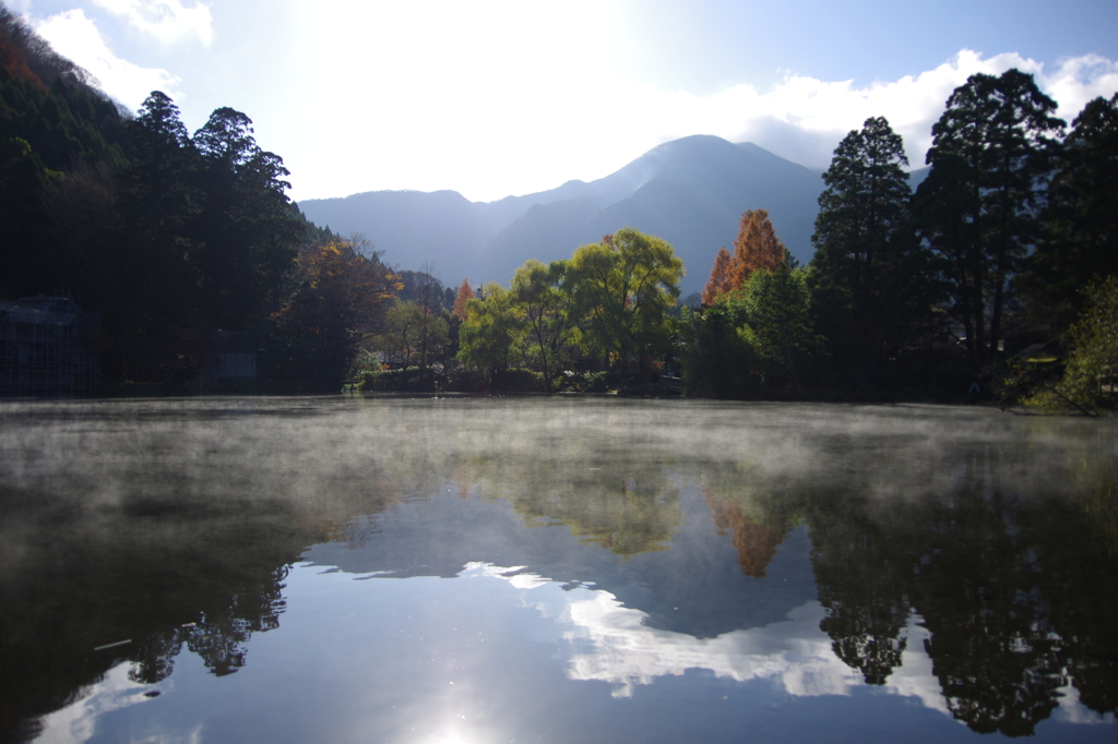 金鱗湖のもやもや