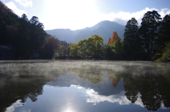 金鱗湖のもやもや
