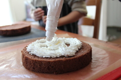 ケーキ作り。