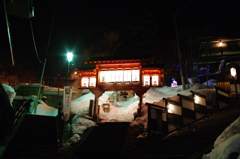夜の蔵王温泉
