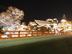 高山（ライトアップ）