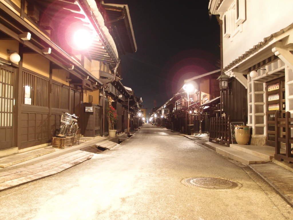 高山の古い町なみ