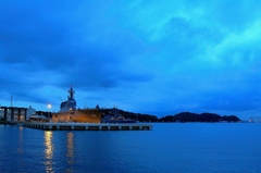 twilight blue - JMSDF DDH-181 HYUGA
