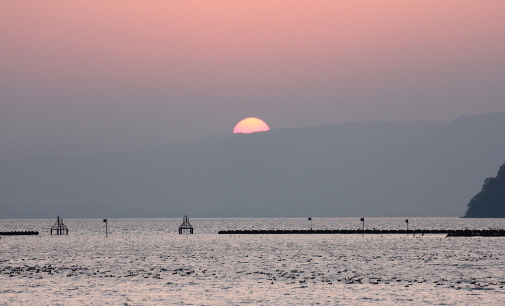 沈む夕日