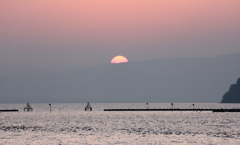 沈む夕日