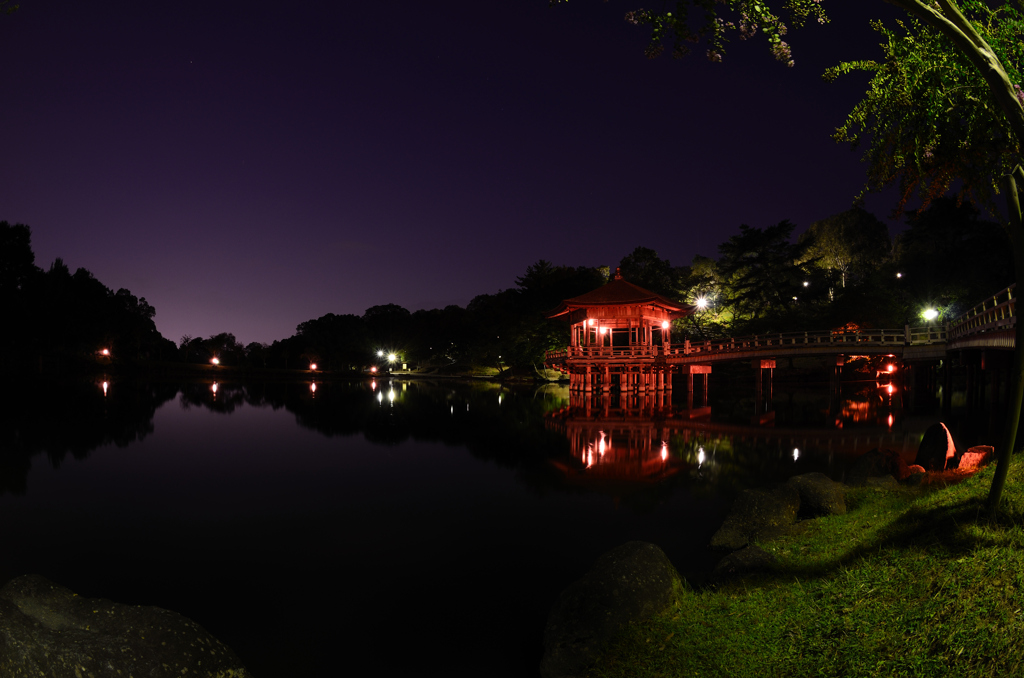 THE　浮見堂　night