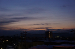 今日の夕焼け @青森市