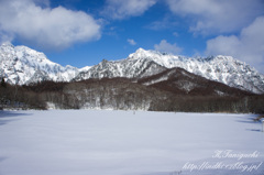 戸隠鏡池から