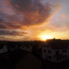 雪の後の夕日（From:Germany)